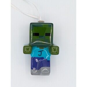 Minecraft Zombie Ornament Resin Mojang - Initial J Marked - Gamer Decor